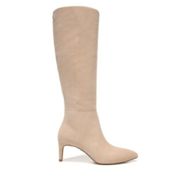 NEW & Never Worn - Sam Edelman Uma Knee High Boot in Warm Oat Suede - Picture 1 of 5